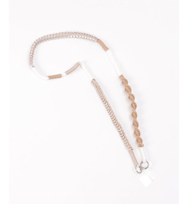 VENCE share style「配色ロープストラップ」|ネックレス|