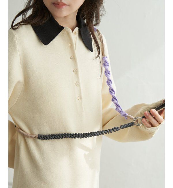 VENCE share style「配色ロープストラップ」|ネックレス|