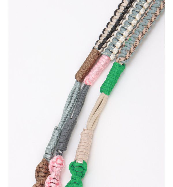 VENCE share style「配色ロープストラップ」|ネックレス|