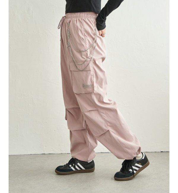 VENCE share style「チェーン付きカーゴパンツ」|デニム|
