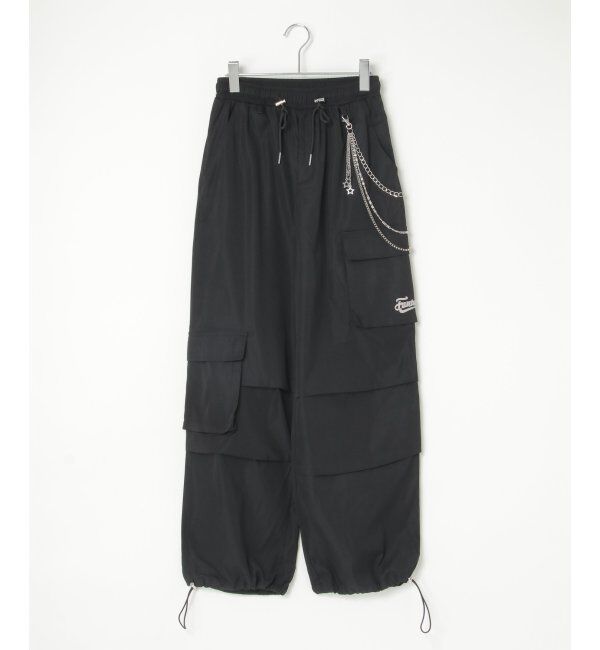 VENCE share style「チェーン付きカーゴパンツ」|デニム|