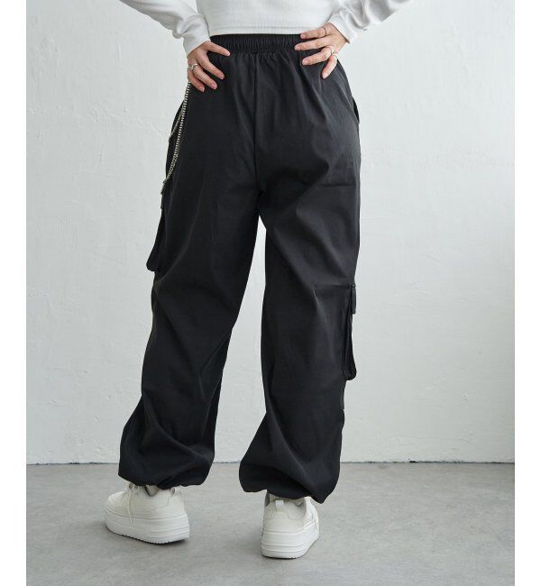 VENCE share style「チェーン付きカーゴパンツ」|デニム|