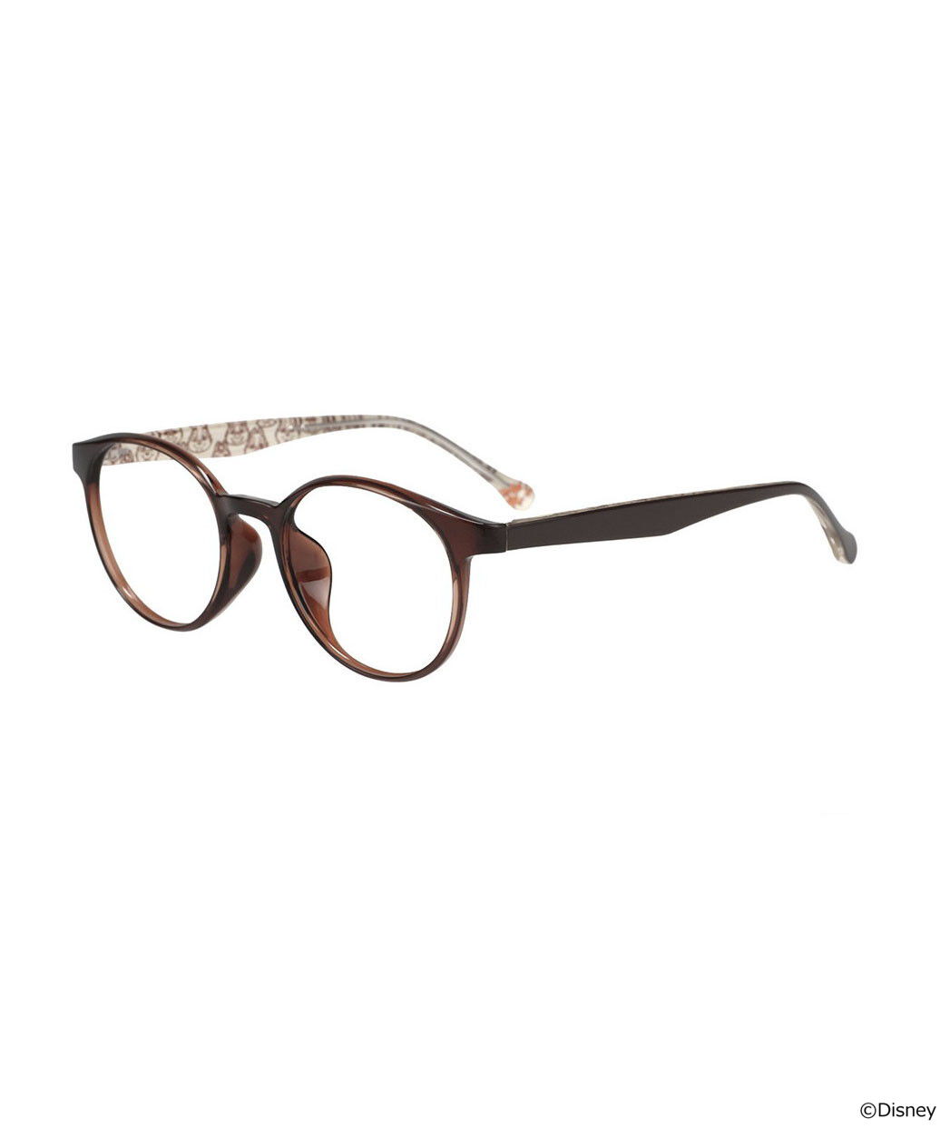  「ボストン型 メガネ Disney Collection created by Zoff Mickey & Friends ディズニー レンズ交換券付き」|メガネ|ブラウン