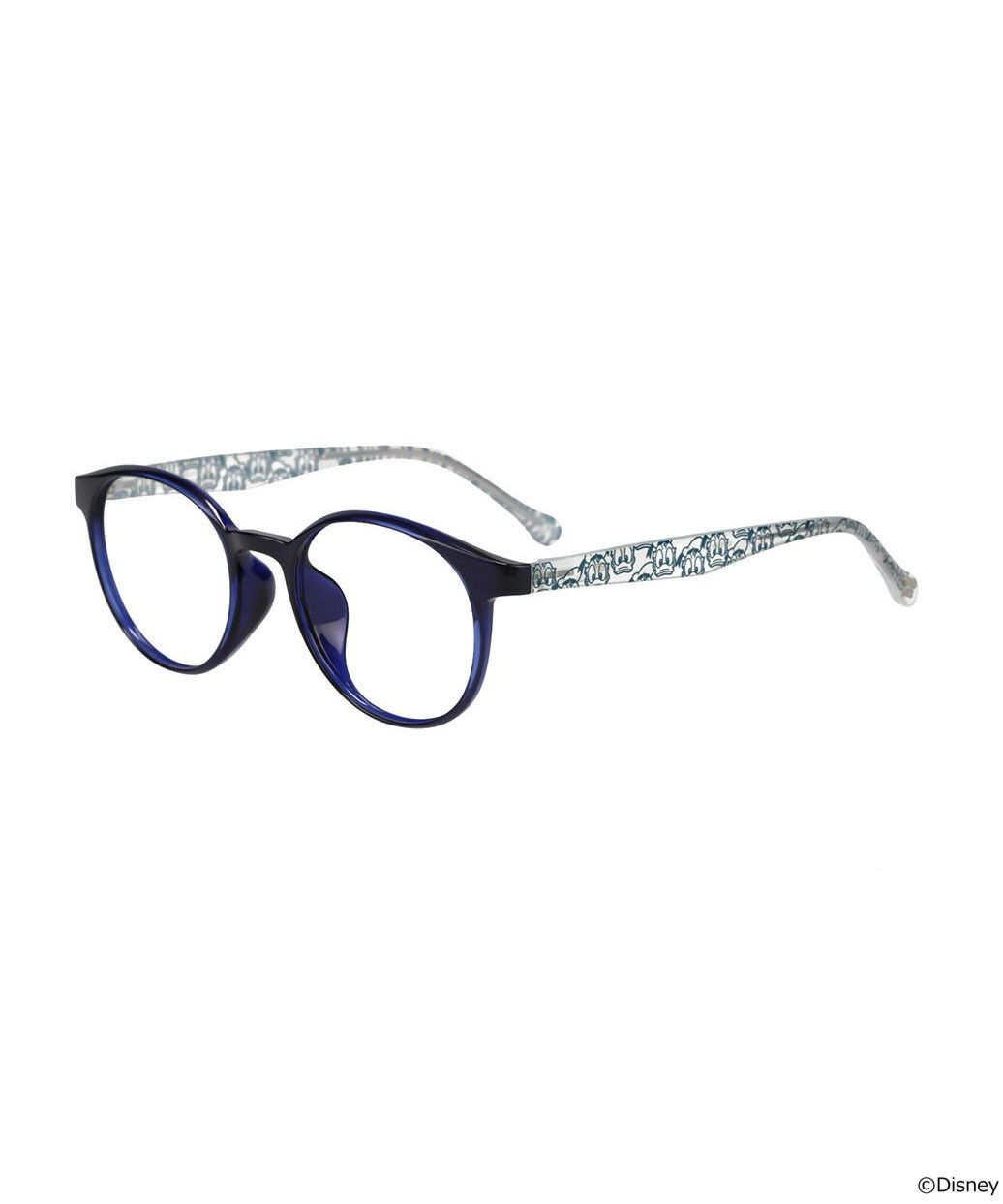  「ボストン型 メガネ Disney Collection created by Zoff Mickey & Friends ディズニー レンズ交換券付き」|メガネ|ネイビー