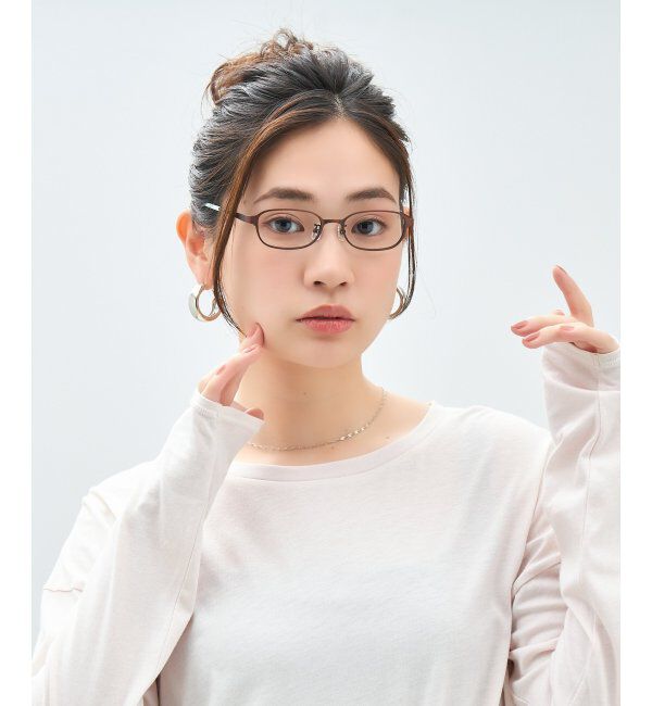  「スクエア型 メガネ(XSサイズ) レディース キッズ用｜伊達メガネ 度付きメガネ｜可愛い  レンズ交換券付」|メガネ|