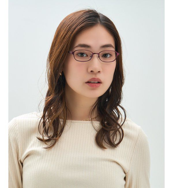  「スクエア型 メガネ(XSサイズ) レディース キッズ用｜伊達メガネ 度付きメガネ｜可愛い  レンズ交換券付」|メガネ|