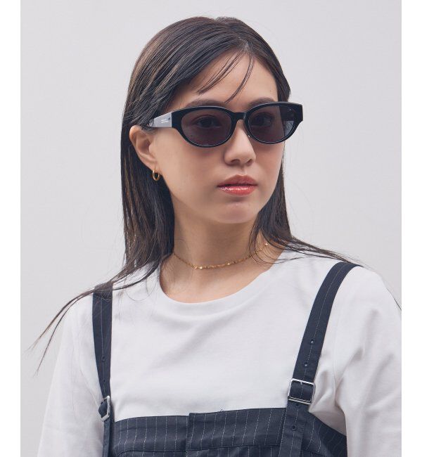  「Zoff｜STUDIO SEVEN｜オーバル型 サングラス 横長｜カラーレンズ｜紫外線防止 UVカット」|サングラス|
