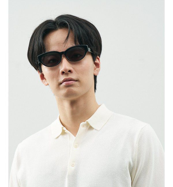  「Zoff｜STUDIO SEVEN｜オーバル型 サングラス 横長｜カラーレンズ｜紫外線防止 UVカット」|サングラス|