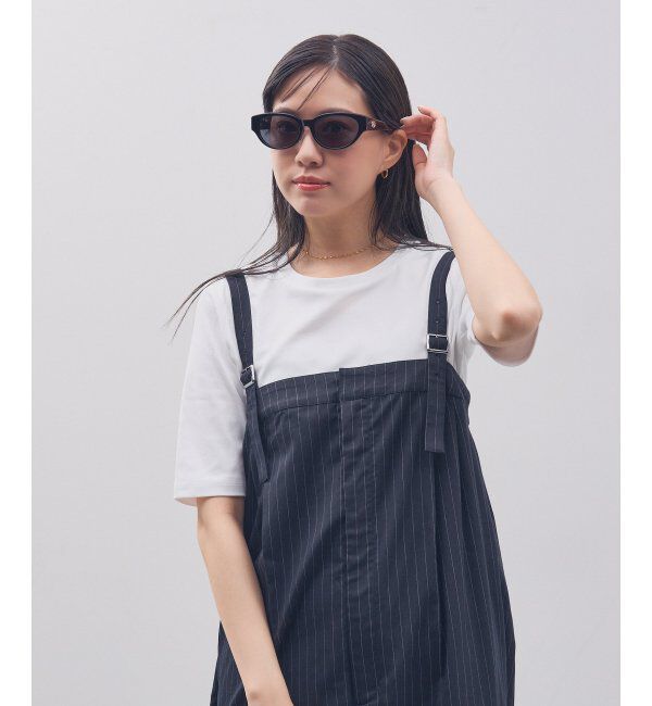  「Zoff｜STUDIO SEVEN｜オーバル型 サングラス 横長｜カラーレンズ｜紫外線防止 UVカット」|サングラス|