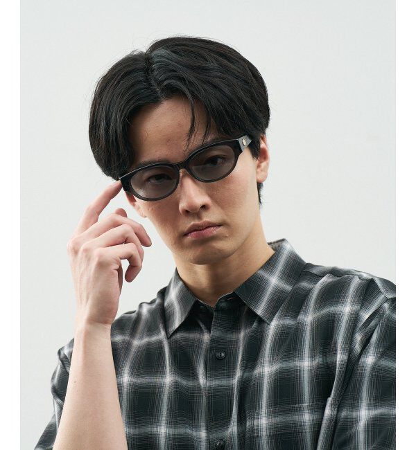  「Zoff｜STUDIO SEVEN｜オーバル型 サングラス 横長｜カラーレンズ｜紫外線防止 UVカット」|サングラス|