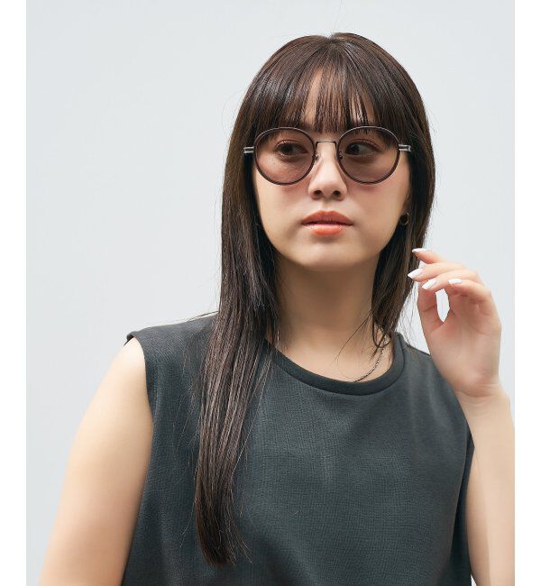  「Zoff｜STUDIO SEVEN｜ボストン型 サングラス プラスチック&times;メタル｜紫外線防止 UVカット」|サングラス|