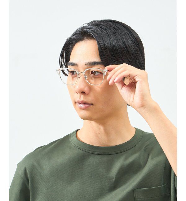  「Zoff｜STUDIO SEVEN｜メガネ プラスチック&times;メタル｜伊達メガネ 度付きメガネ レンズ交換券付」|メガネ|