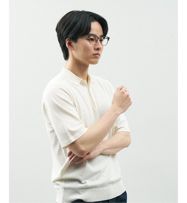  「Zoff｜STUDIO SEVEN｜メガネ プラスチック&times;メタル｜伊達メガネ 度付きメガネ レンズ交換券付」|メガネ|