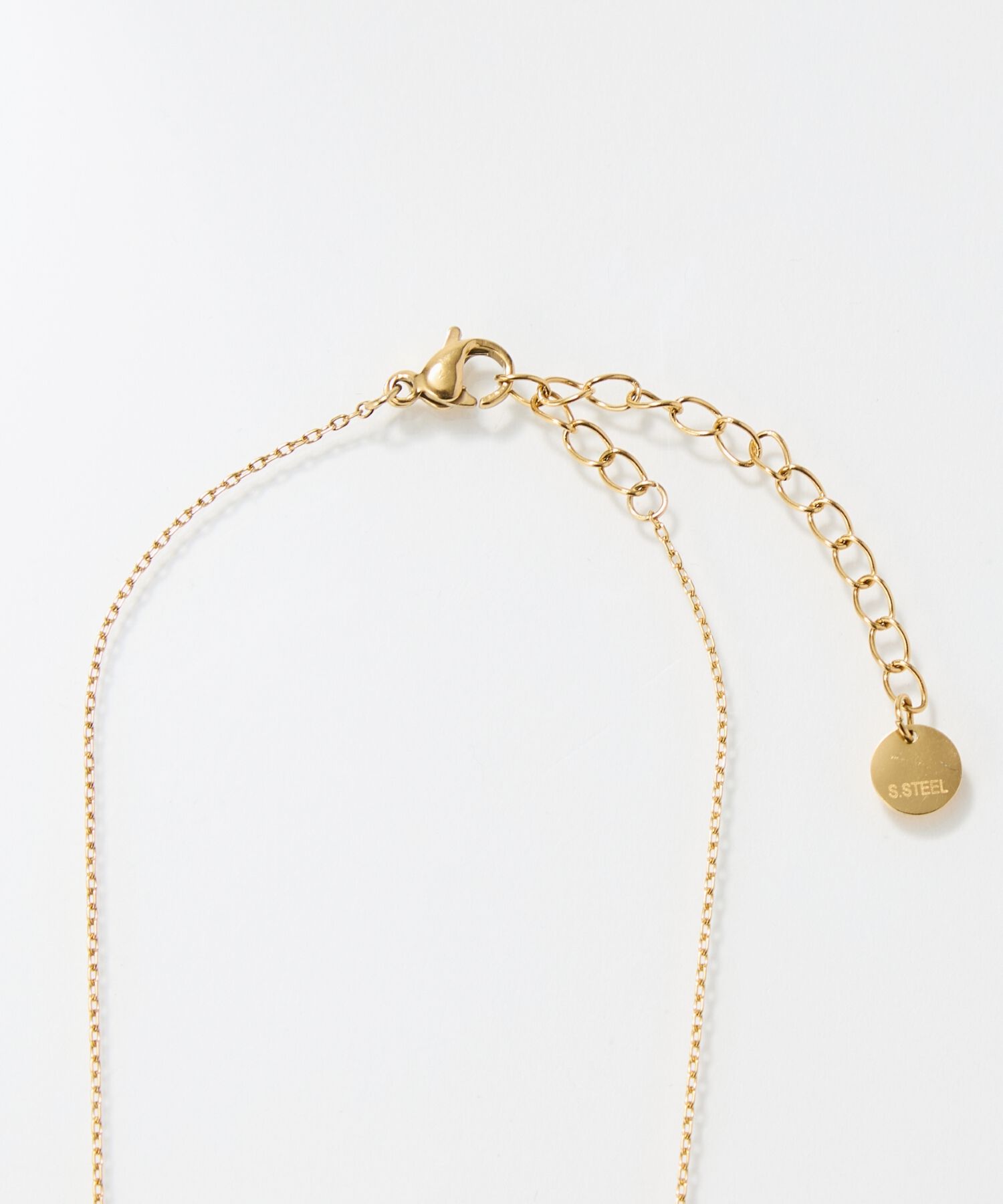 Phoebe「【金属アレルギー対応】メタリックホースシューネックレス　ゴールド　ステンレス/馬蹄/蹄鉄/ギフト/バテイ」|ネックレス|