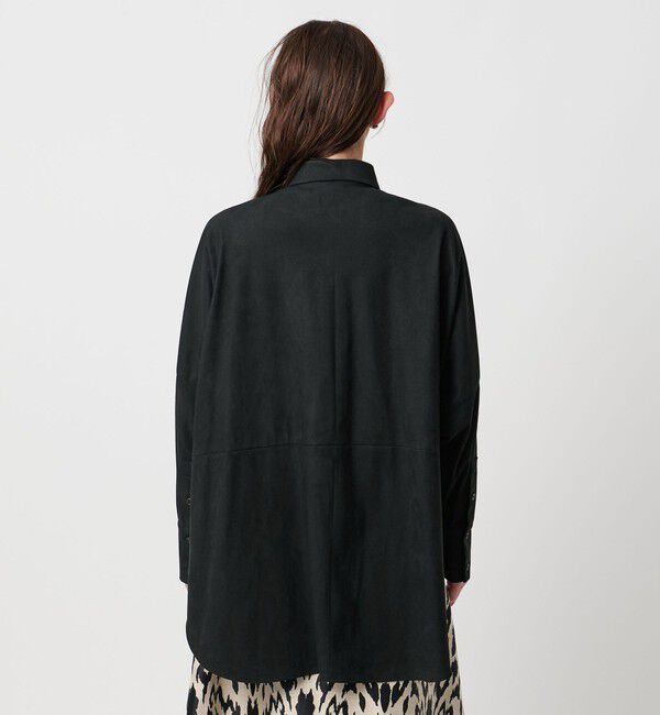 UNITED ARROWS「＜SACRA＞スエードライク ポケット シャツ」|シャツ・ブラウス|