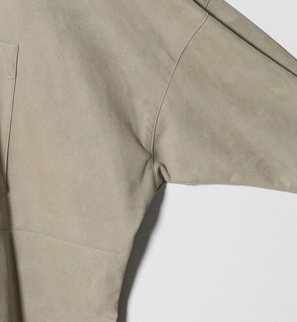 UNITED ARROWS「＜SACRA＞スエードライク ポケット シャツ」|シャツ・ブラウス|