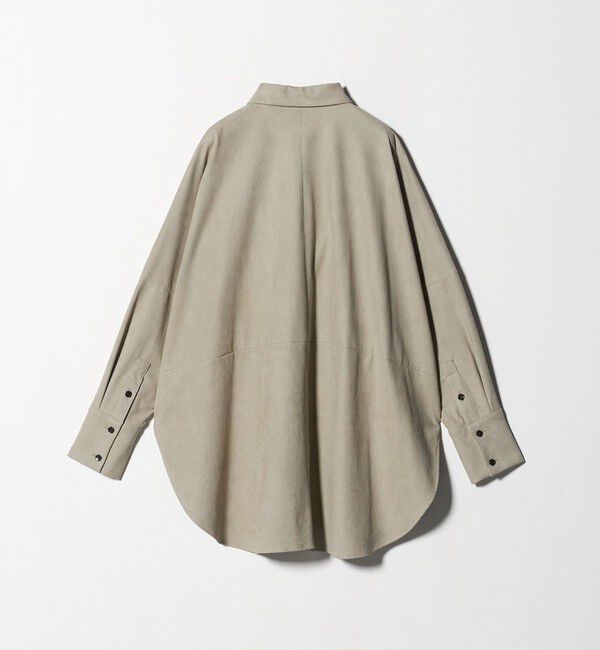 UNITED ARROWS「＜SACRA＞スエードライク ポケット シャツ」|シャツ・ブラウス|