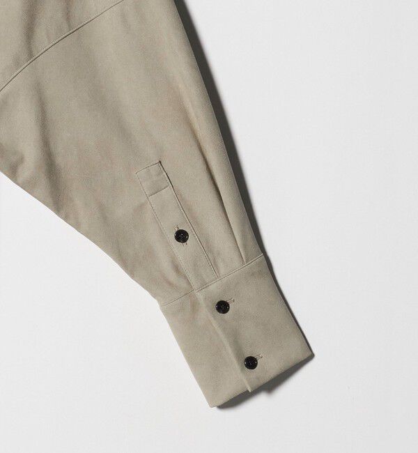 UNITED ARROWS「＜SACRA＞スエードライク ポケット シャツ」|シャツ・ブラウス|