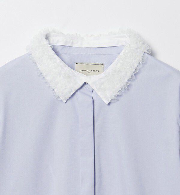 UNITED ARROWS「チュールカラー 2WAY ブラウス」|シャツ・ブラウス|