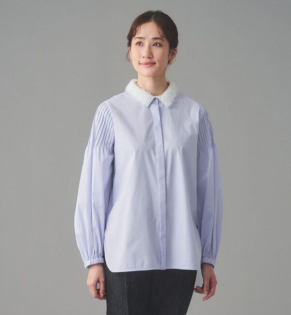 UNITED ARROWS「チュールカラー 2WAY ブラウス」|シャツ・ブラウス|