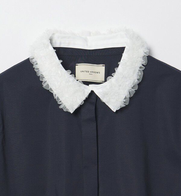 UNITED ARROWS「チュールカラー 2WAY ブラウス」|シャツ・ブラウス|