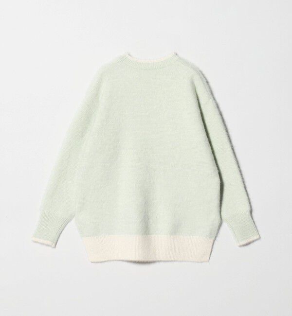 UNITED ARROWS「フォックスカシミヤ バイカラー クルーネックニット」|ニット・セーター|