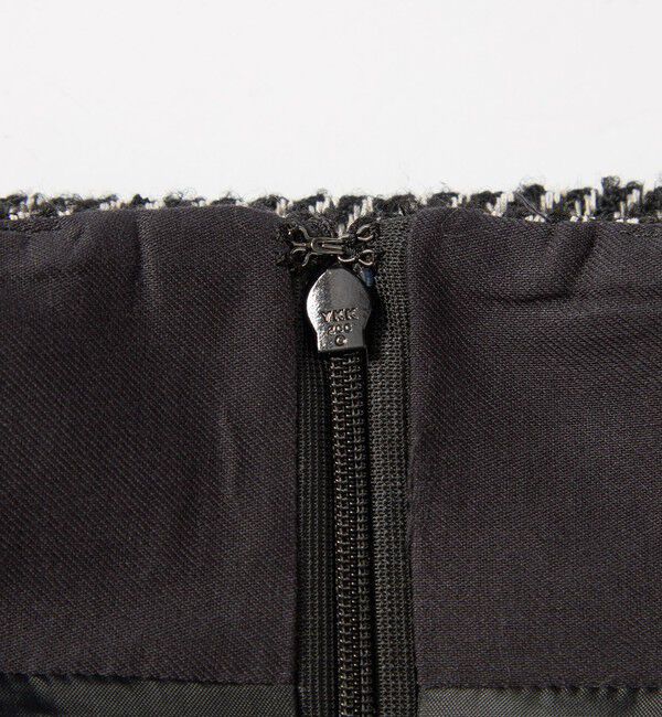 EMMEL REFINES＞EM ツィードライク ボンディング ミニスカート（EMMEL