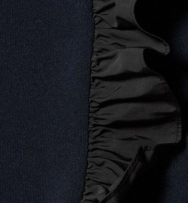 UNITED ARROWS green label relaxing「フロント フリル ニット カーディガン」|カーディガン|