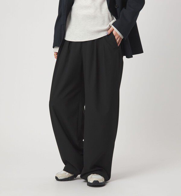 UNITED ARROWS green label relaxing「【WEB限定】＜at ease＞オルマイ スラックス ウォッシャブル ストレッチ UVカット」|スラックス|