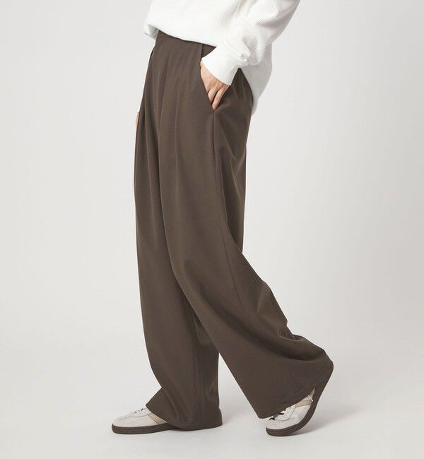 UNITED ARROWS green label relaxing「【WEB限定】＜at ease＞オルマイ スラックス ウォッシャブル ストレッチ UVカット」|スラックス|