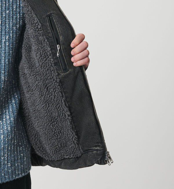 MONKEY TIME「ボア デニム ジャケット」|その他|