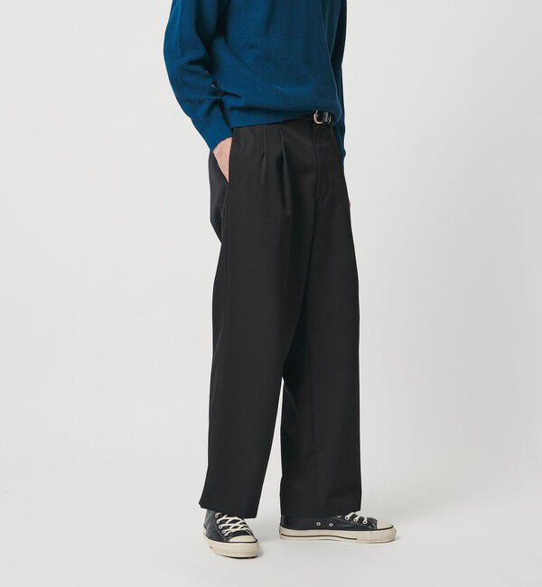 BEAUTY&YOUTH UNITED ARROWS「ツイル ギャバ バギー スラックス NO.9」|チノ|