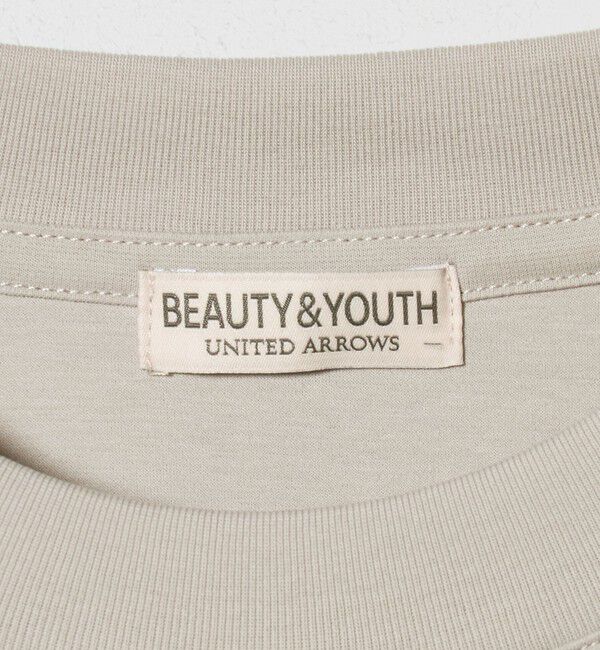 BEAUTY&YOUTH UNITED ARROWS「プラチナ ポンチ クルーネック カットソー 抗菌防臭」|Tシャツ・カットソー|
