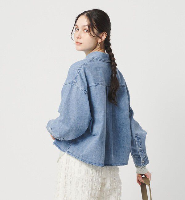 BEAUTY&YOUTH UNITED ARROWS「【WEB限定】ショート デニムシャツ」|シャツ・ブラウス|