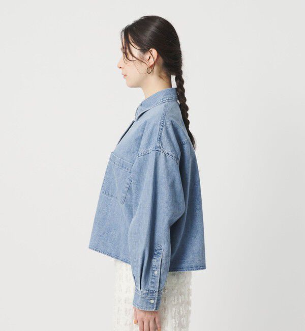 BEAUTY&YOUTH UNITED ARROWS「【WEB限定】ショート デニムシャツ」|シャツ・ブラウス|