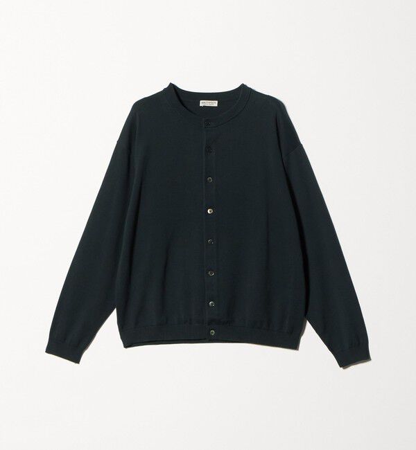 BEAUTY&YOUTH UNITED ARROWS「コットン 8B クルーネック カーディガン」|カーディガン|DK.GREEN