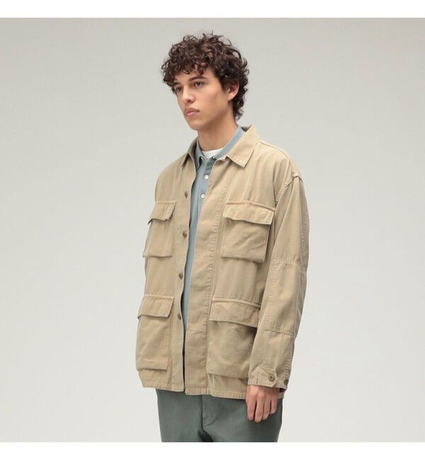 BEAMS PLUS「【別注】REMI RELIEF / Military Shirt Jacket Cotton」|ブルゾン・スタジャン|