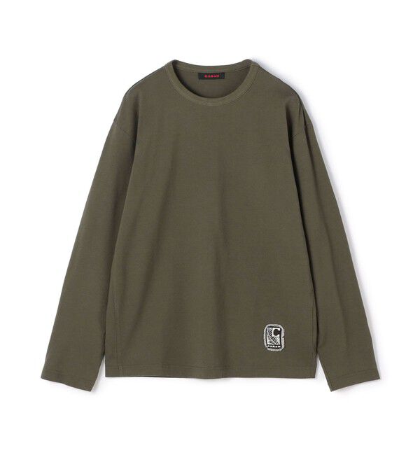 CABaN「CABaN ドライスビンコットン ルーズフィットTシャツ」|Tシャツ・カットソー|59 ダークグリーン