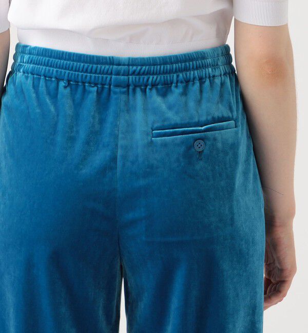 CABaN「ソフトベロア セミワイドパンツ」|チノ|