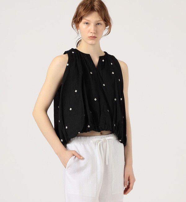 TOMORROWLAND BUYING WEAR「【別注】ne Quittez pas BLACK DOUBLE ORGANZA トップス」|シャツ・ブラウス|