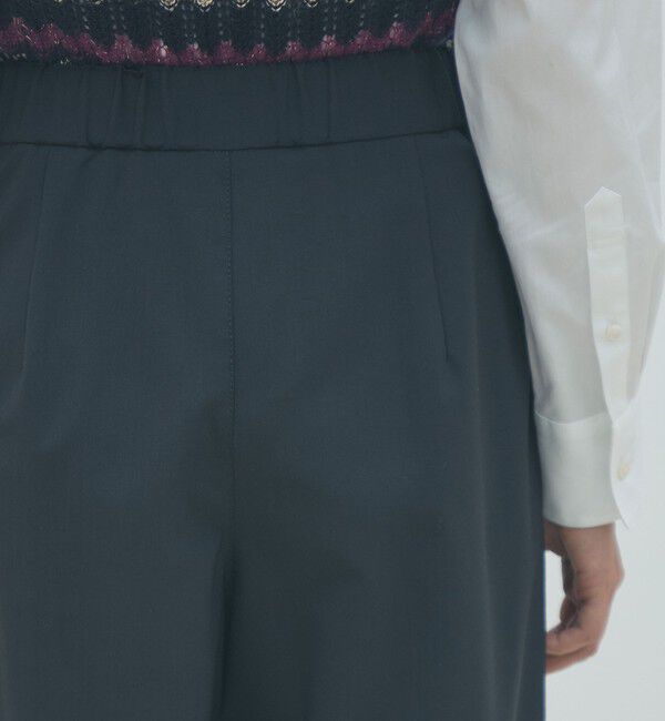 MACPHEE「ポリエステルウールストレッチ フレアパンツ」|その他|