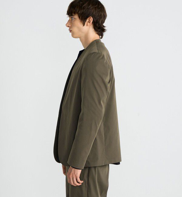 Edition「ストレッチベンタイル ノーカラージャケット」|ノーカラージャケット|