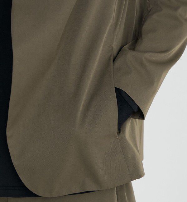 Edition「ストレッチベンタイル ノーカラージャケット」|ノーカラージャケット|