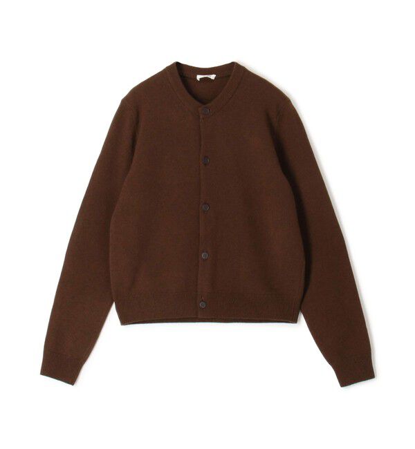 Edition「エクストラファインウール クルーネックカーディガン」|カーディガン|47 ブラウン