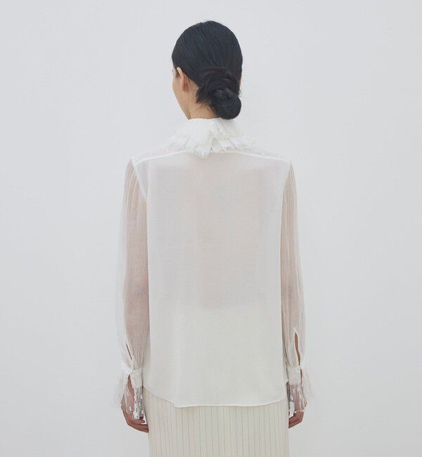 DES PRES「シアーレースコラージュ マルチレーステープブラウス」|シャツ・ブラウス|