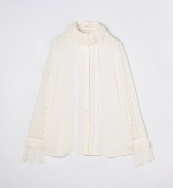 DES PRES「シアーレースコラージュ マルチレーステープブラウス」|シャツ・ブラウス|