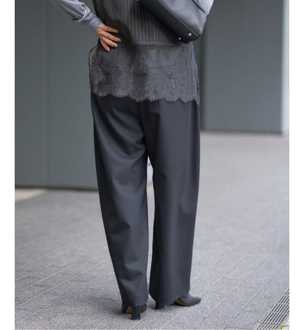 IENA「ウォッシャブルセミコクーンパンツ」|その他|