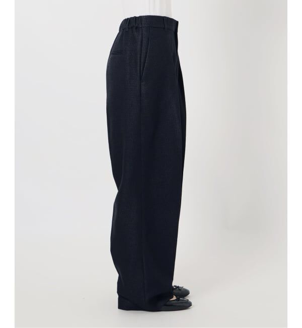 IENA「&NAVY ツイーディーパンツ」|スラックス|