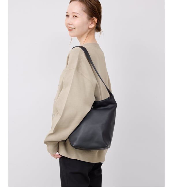 SLOBE IENA「《追加》ダブルフェイスジャージースナップカーディガン」|カーディガン|