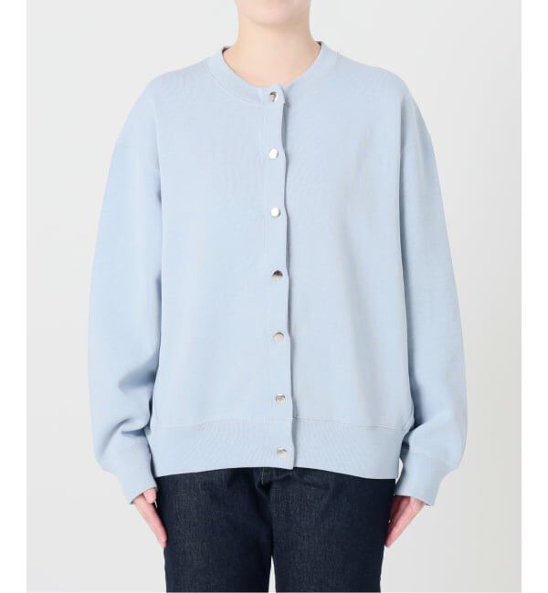 SLOBE IENA「《追加》ダブルフェイスジャージースナップカーディガン」|カーディガン|